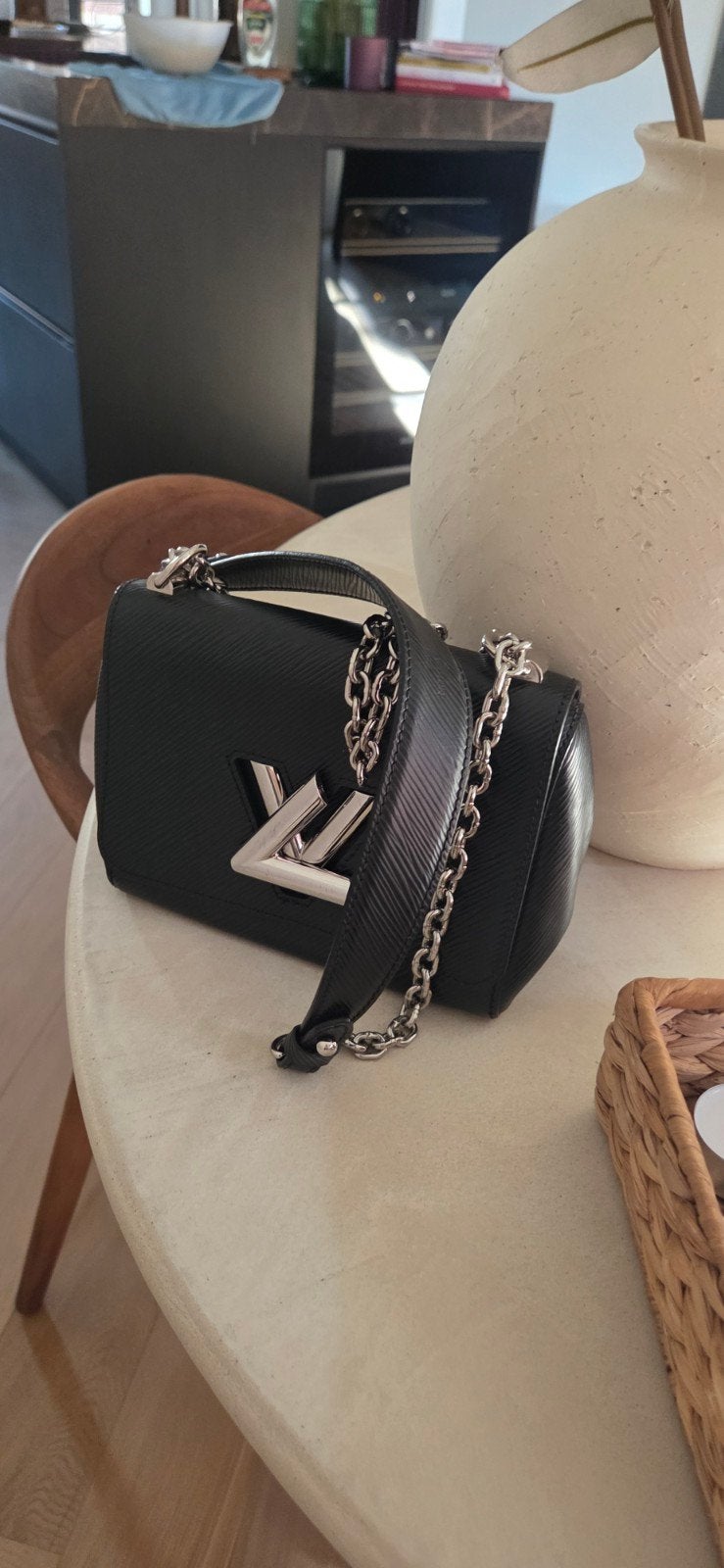 Louis Vuitton bag, Ophalen of Verzenden, Zo goed als nieuw, Zwart, Schoudertasje