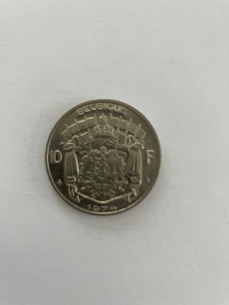 RARE ! 1974 - 10 Francs Frappe Médaille, Timbres & Monnaies, Monnaies | Belgique, Monnaie en vrac, Enlèvement ou Envoi