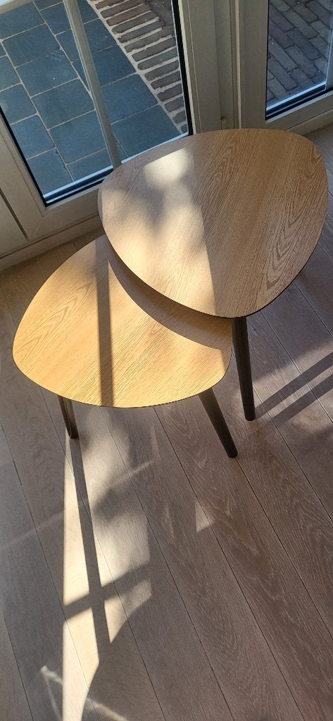 bijzet tafeltjes hout, Ophalen, Minder dan 50 cm, Zo goed als nieuw, Minder dan 100 cm