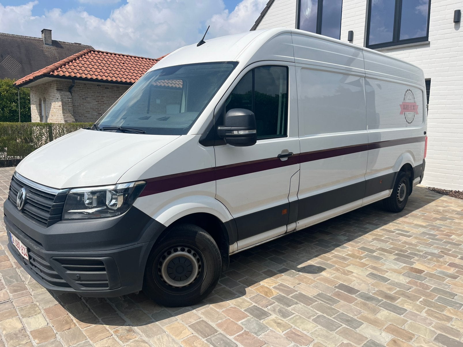 VW Crafter 2021 L4 H3 automatique, Autos, Euro 6, Entreprise, 3 places, Volkswagen