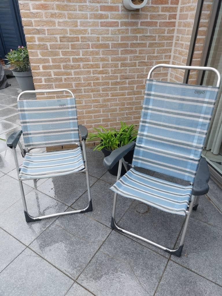 kampeerstoelen Crespo, Ophalen, Gebruikt, Campingstoel