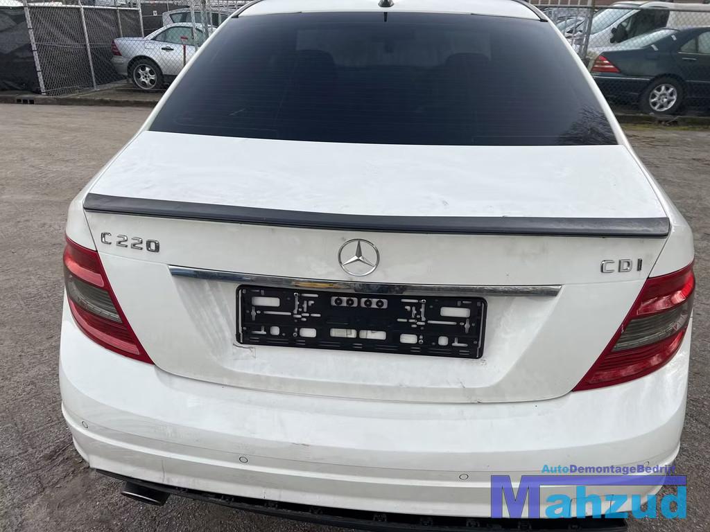 MERCEDES C KLASSE W204 WIT 650 achterklep 2007-2011, Auto-onderdelen, Carrosserie, Deur, Mercedes-Benz, Achter, Gebruikt