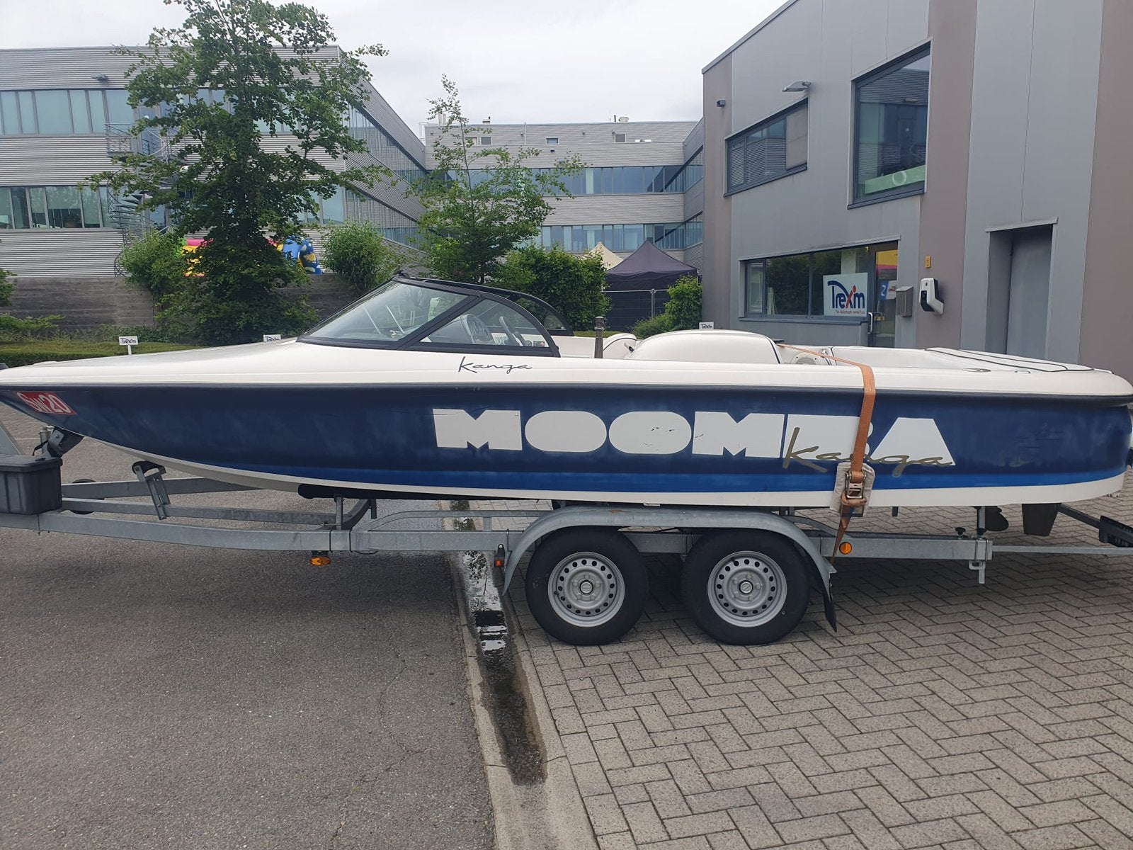 Moomba Kanga waterskiboot, Sports nautiques & Bateaux, Speedboat, Utilisé, Autres marques, Essence, 200 ch ou plus, Moteur in-bord