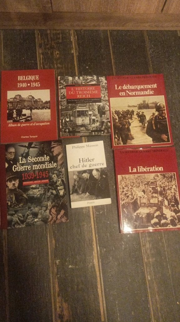 Lot 6 livres seconde guerre mondiale, Livres, Enlèvement