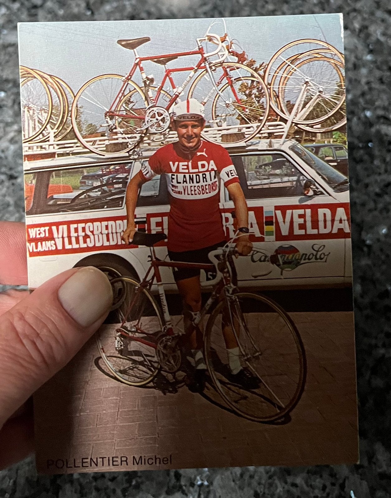 Le cycliste Michel Pollentier Flandria, Enlèvement, Comme neuf