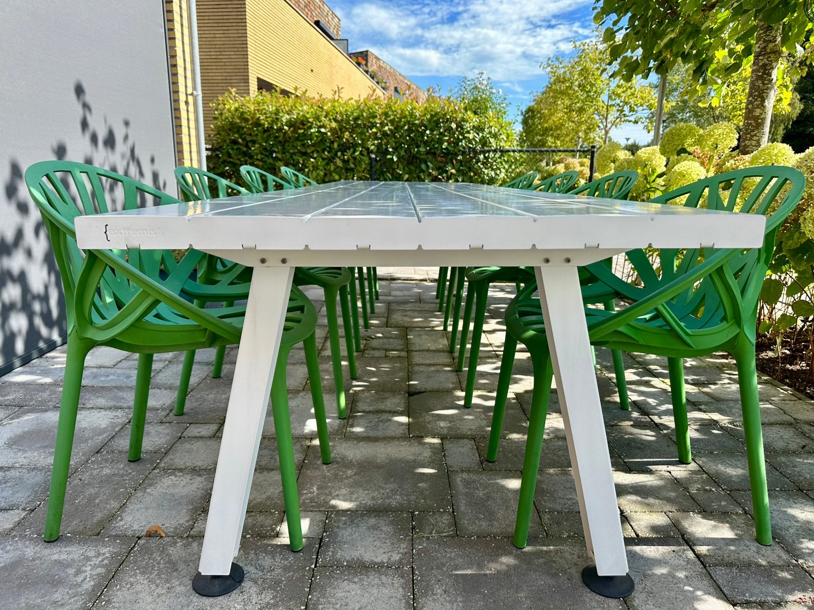 Extremis Outdoor Marina Collectie in Off-White Tafel 335 Cm, Ophalen, Gebruikt, Rechthoekig, Overige materialen