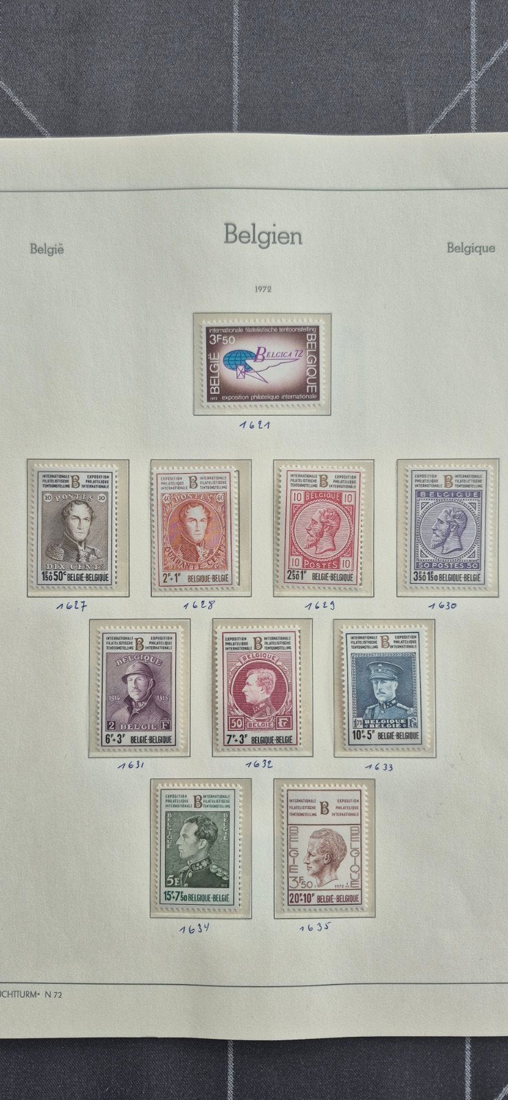 timbres de 1972, Sans timbre, Enlèvement ou Envoi, Non oblitéré, Timbre-poste
