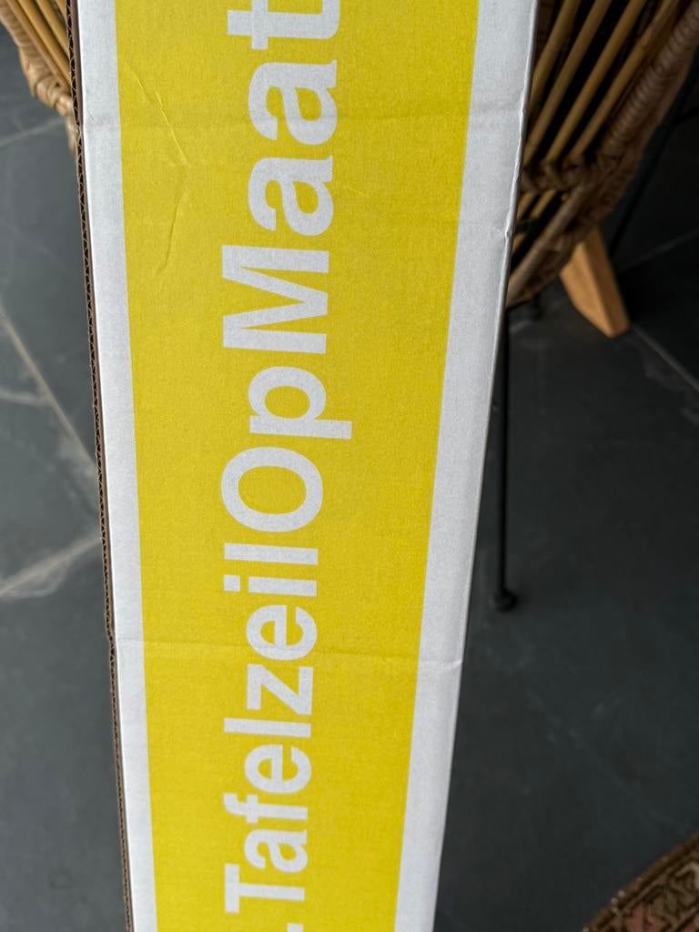 Plastic zeil voor ronde tafel, Ophalen, Nieuw, Rond