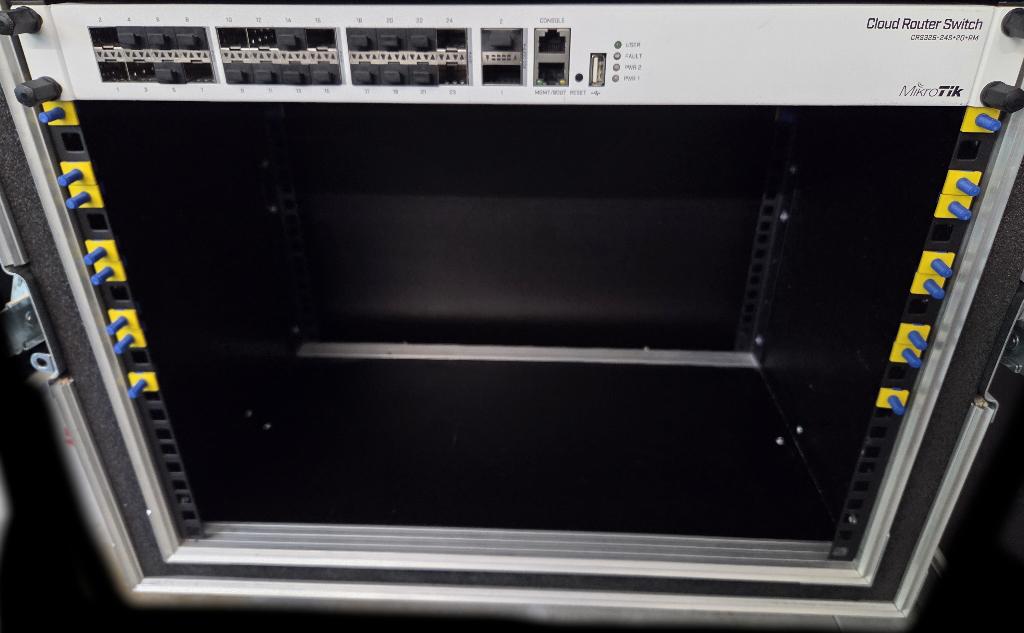 MikroTik 10G/40G CRS326-24S+2Q+RM SWITCH, Ophalen, Zo goed als nieuw, MikroTik