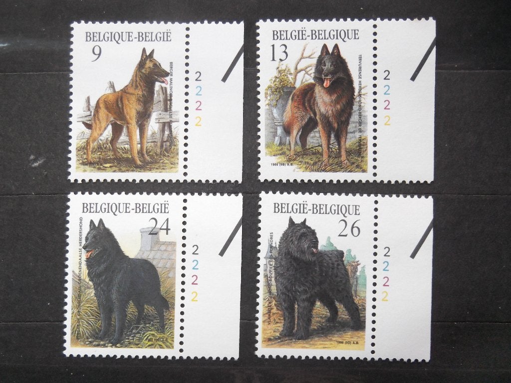 2213-2216 plaatnummer - numéro de planche (André Buzin) 1986, Timbres & Monnaies, Timbres | Europe | Belgique, Enlèvement ou Envoi