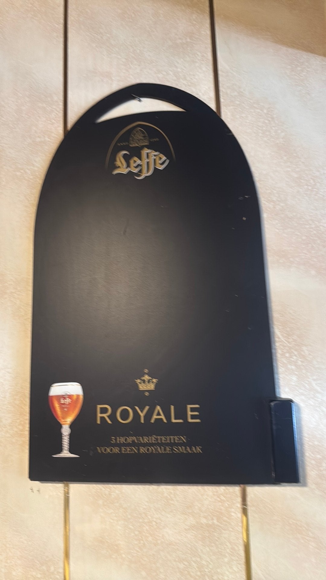 assiette à bière mancave « Leffe Royale », Collections, Marques de bière, Enlèvement ou Envoi, Comme neuf, Leffe