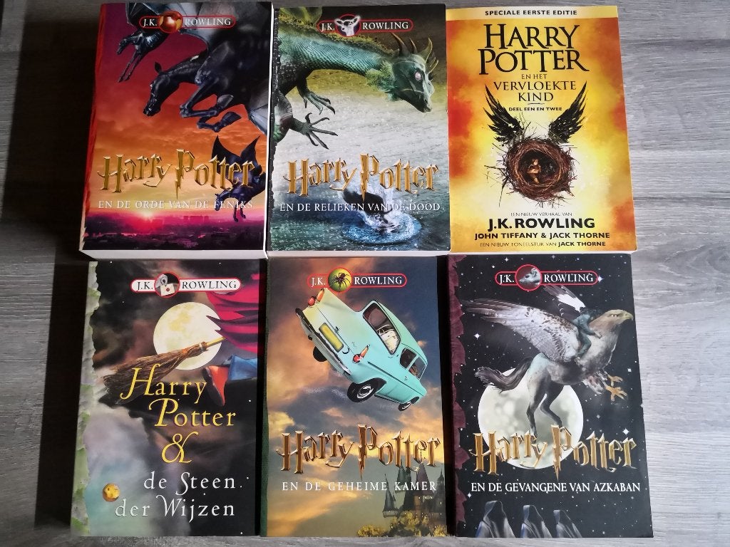 Harry Potter softcover boeken uit te kiezen - 1,2,3,5,7, Ophalen