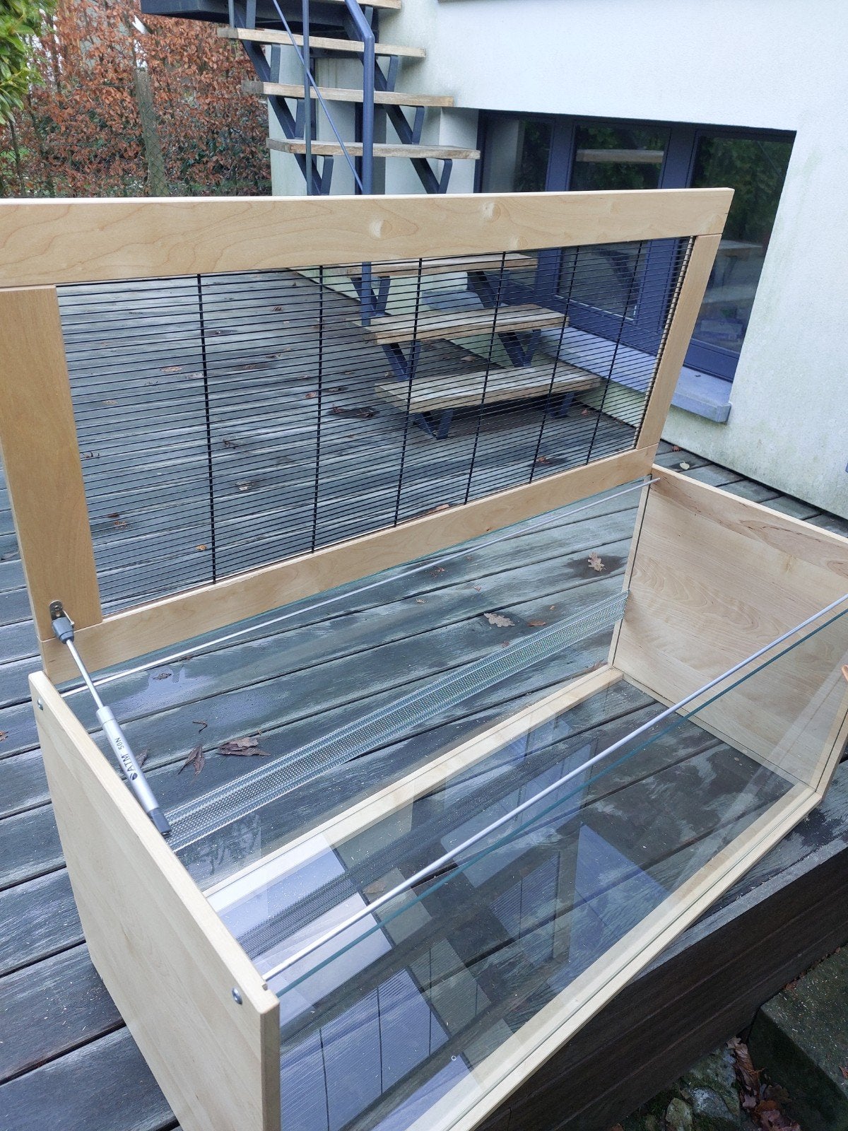 Kooi voor hamsters, gerbils, knaagdieren - vivarium voor rep, Dieren en Toebehoren, Kooi, 110 cm of meer, Cavia, Zo goed als nieuw