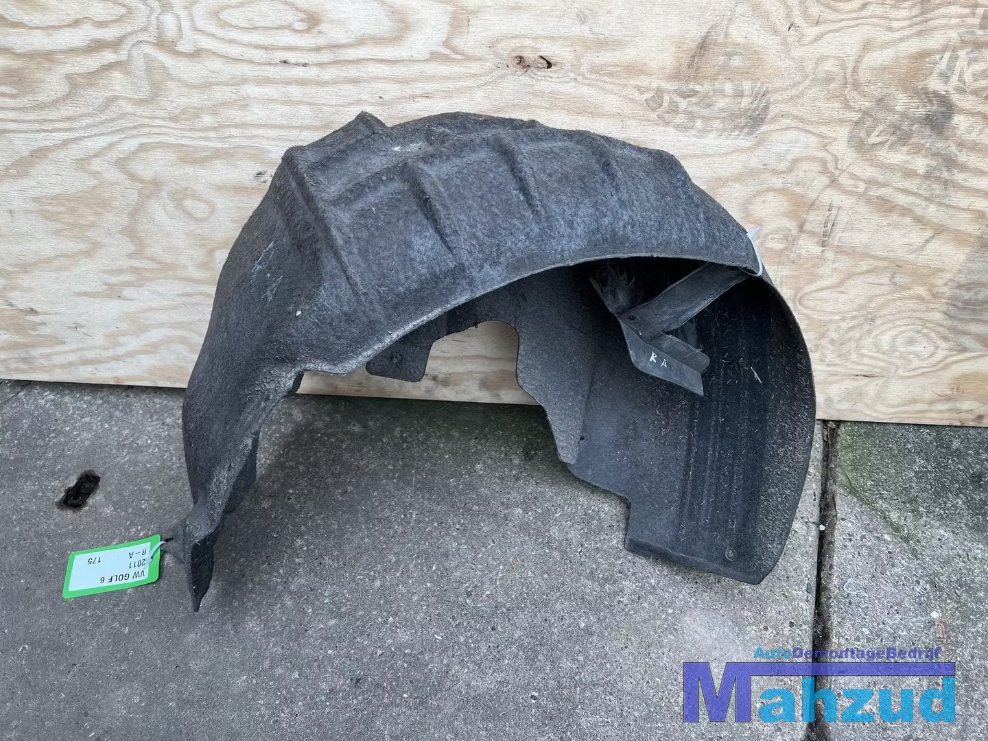 VW GOLF 6 rechts achter modderkuip wielkuip 2009-2013, Volkswagen, Volkswagen AG, Vw@volkswagen.de, Utilisé