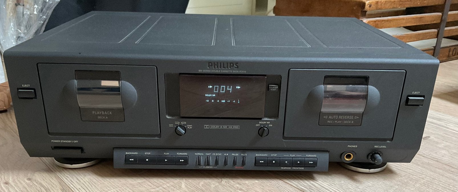 Dubbele cassettedeck uit de 900 series Philips 70FC910/20S, Ophalen, Philips