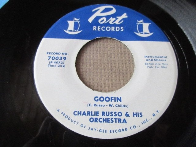 Charlie Russo & His Orchestra - Goofin / Party, Gebruikt, Originele persing, 7 inch, Ophalen of Verzenden