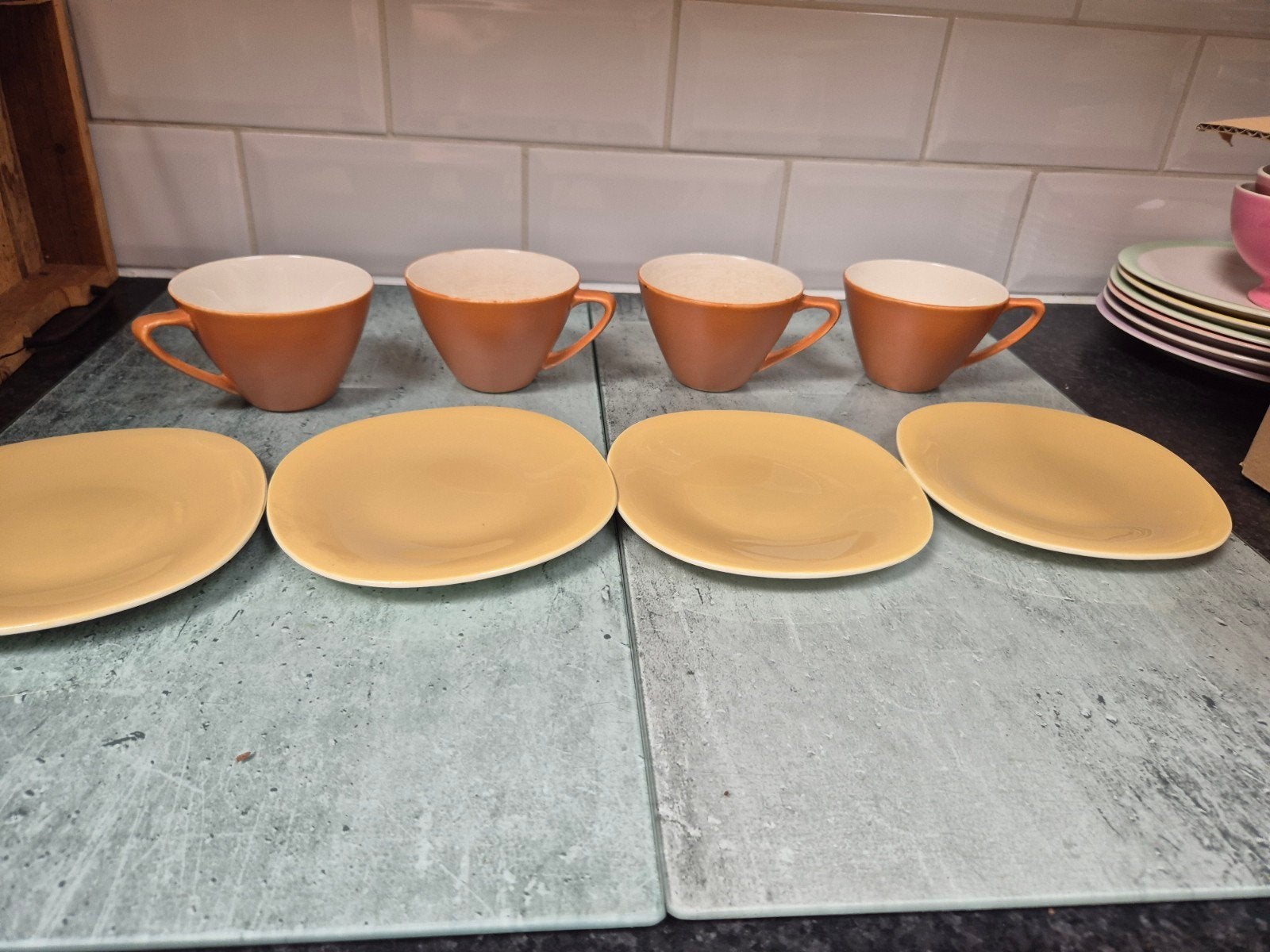 4 boch Pinguïn koffiesetjes, Ophalen of Verzenden