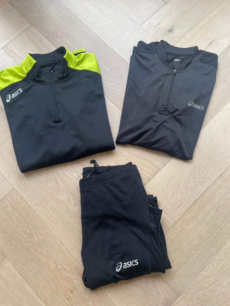 Asics hardloopoutfit, Sport en Fitness, Loopsport en Atletiek, Ophalen of Verzenden, Zo goed als nieuw, Kleding, Hardlopen