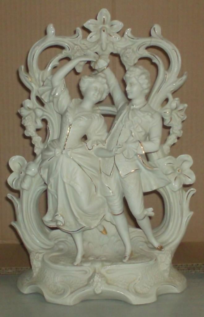 SCHOUWGARNITUUR WIT BISCUIT, Ophalen