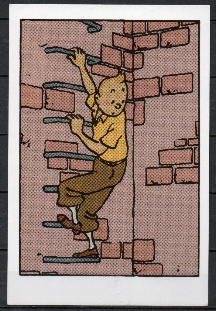 Carte postale : Hergé : Tintin - les cigares du pharaon, Collections, Enlèvement