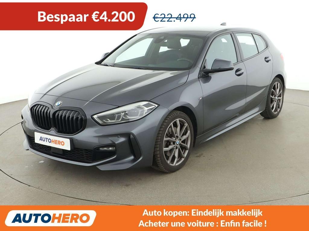 BMW 1 Serie 116 116d M Sport (année de construction 2020), Autos, BMW, Argent ou Gris, Achat, Noir, 5 portes