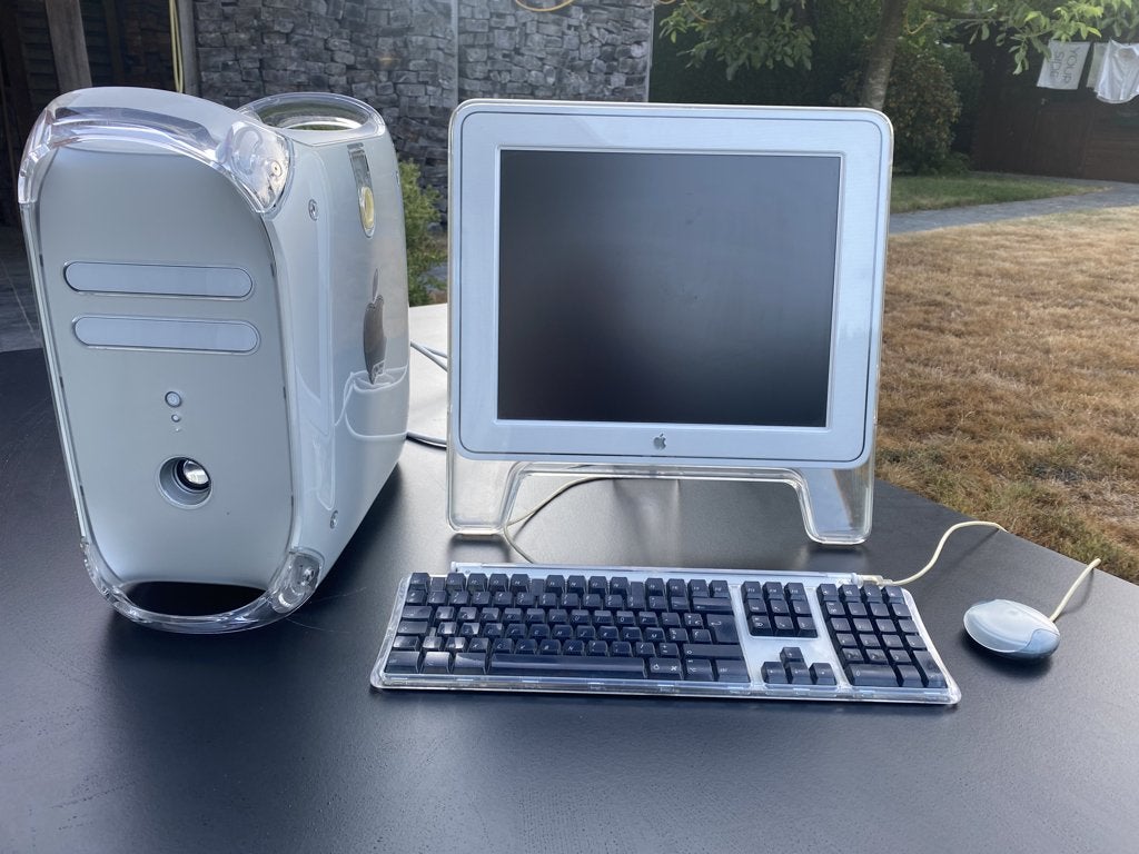 Apple PowerMac G4 Quicksilver, Computers en Software, Ophalen, Minder dan 4 GB, Cinema Display 17", 32 GB