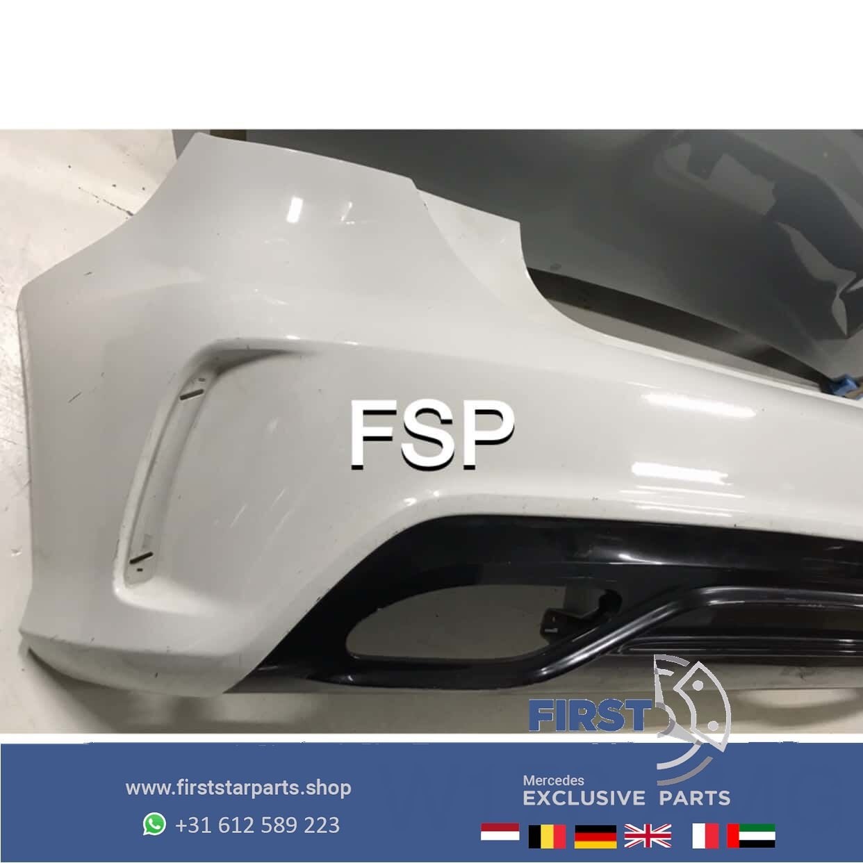 W176 FACELIFT AMG LINE ACHTERBUMPER + DIFFUSER Mercedes A Kl, Arrière, Utilisé, -, -