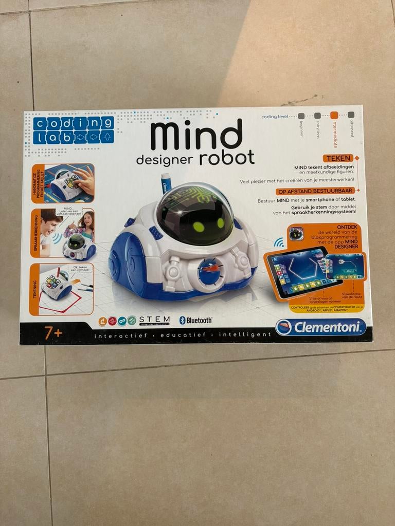 Mind designer robot: Clementoni, Ophalen of Verzenden, Gebruikt, Puzzelen, Met licht