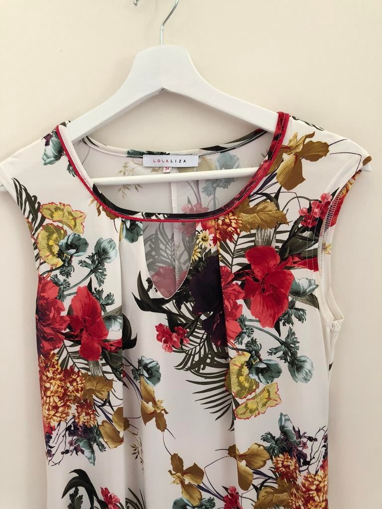 Robe d'été fleurie Lola Liza XS 34, Enlèvement ou Envoi, Porté, Taille 34 (XS) ou plus petite, Au-dessus du genou