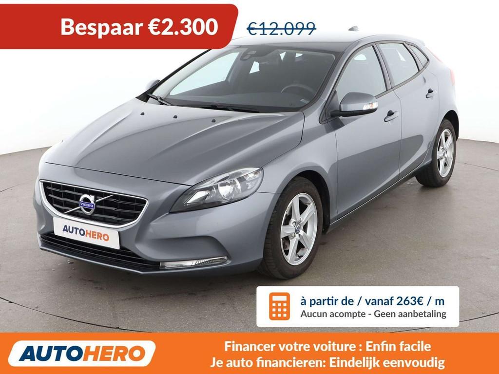 Volvo V40 1.6 D2 Kinetic (bj 2015), Voorwielaandrijving, Euro 5, Gebruikt, Zwart
