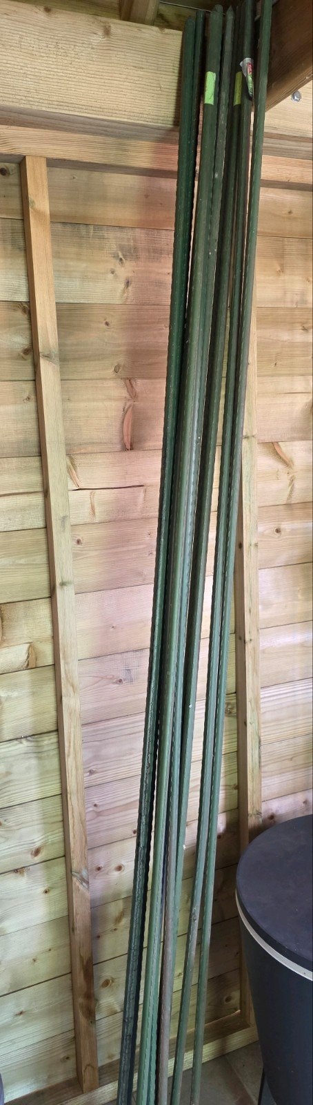 Leistok plantenstok steunstok metaal 16mm  2m10 10 stuks, Tuin en Terras, Ophalen, Nieuw, 180 tot 250 cm, Palen