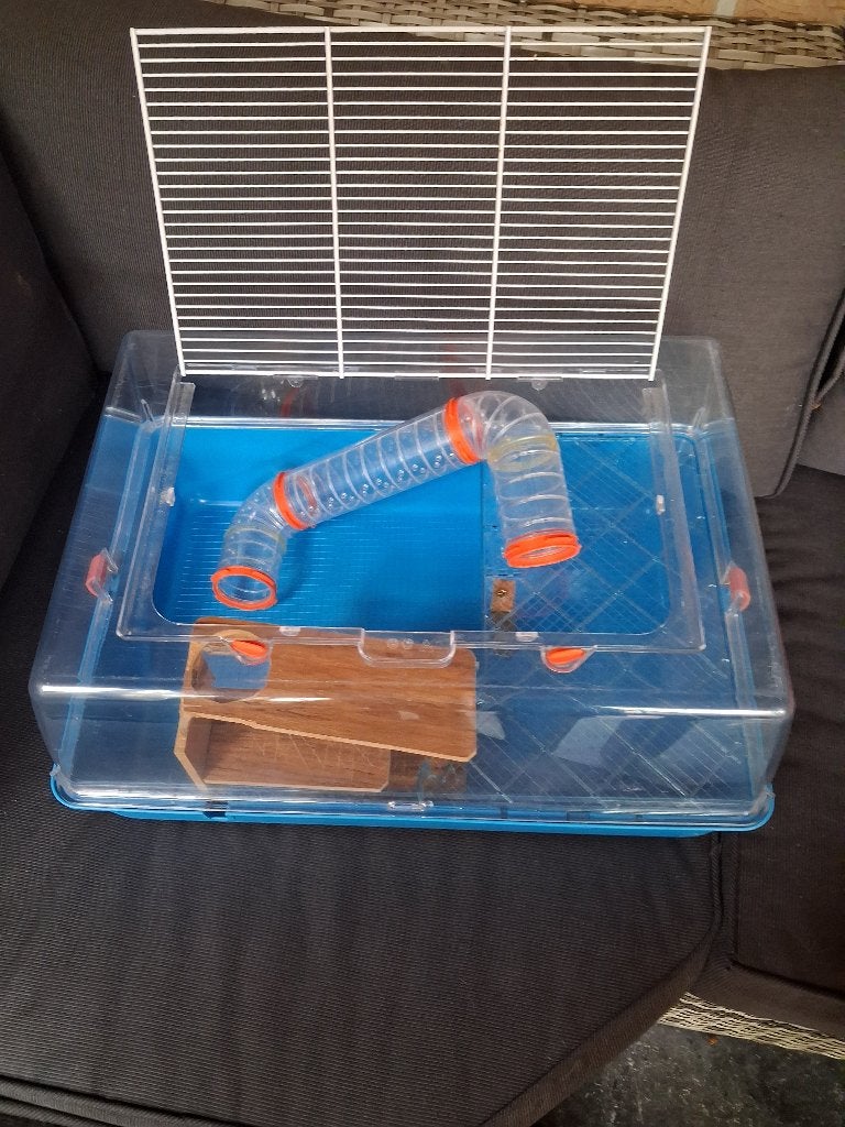 kooi voor knaagdier, Dieren en Toebehoren, Kooi, Muis, Minder dan 75 cm, Zo goed als nieuw