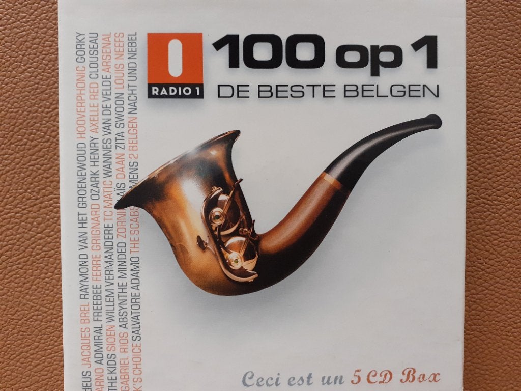 Cd box 100 op 1 De beste Belgen -Radio 1, Ophalen of Verzenden