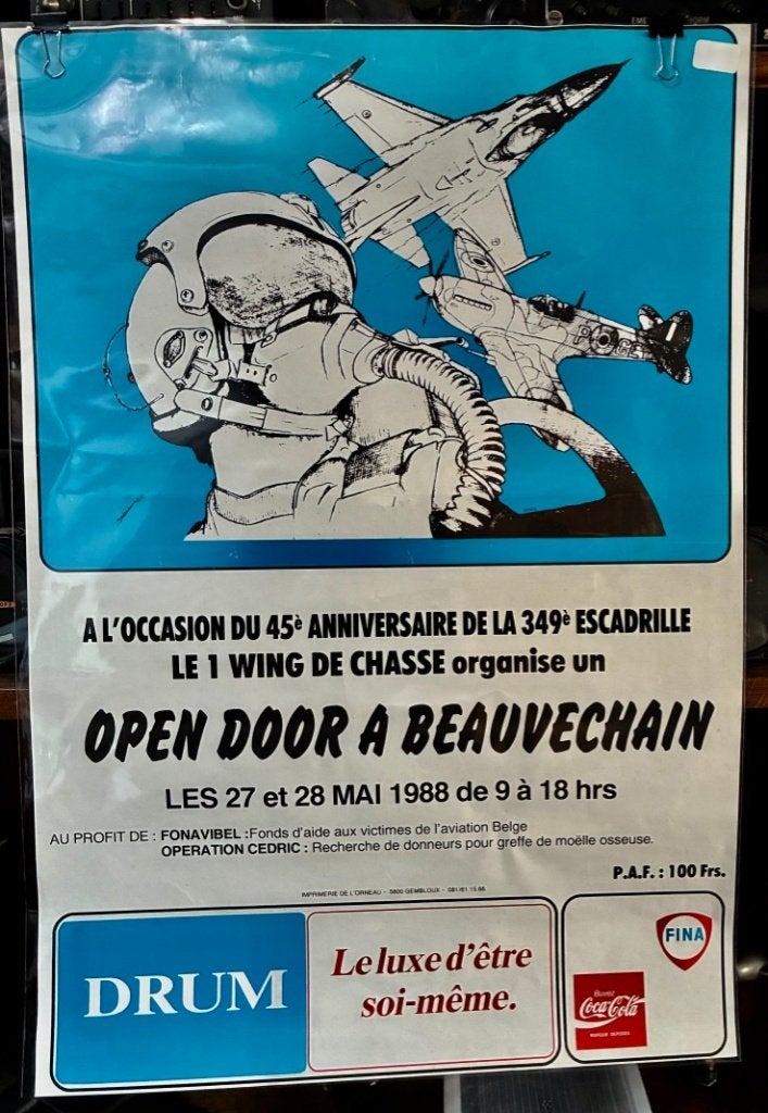 Open Door  349e Escadrille Beauvechain 1988., Enlèvement ou Envoi, Utilisé