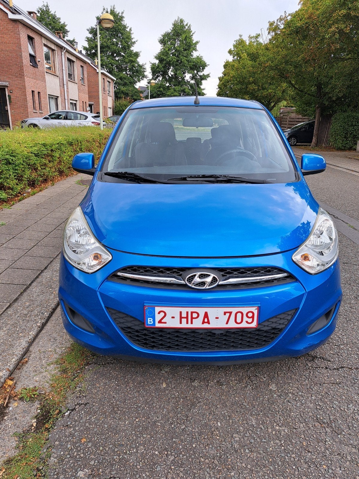 Hyundai i10  benzine 2011 euro 5 KM 74.200, Auto's, Automaat, Euro 5, Zwart, Blauw
