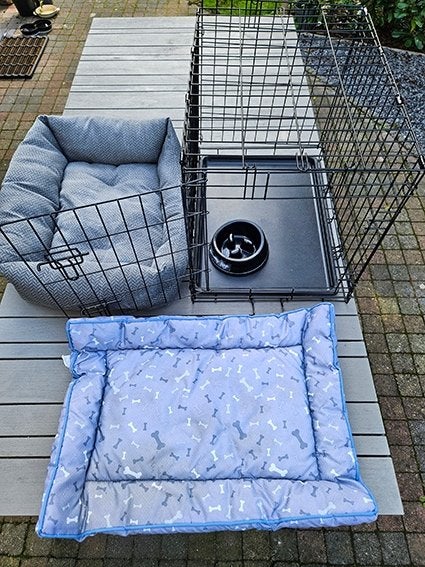 Bench kleine hond, Ophalen, Minder dan 65 cm, Zo goed als nieuw, Minder dan 75 cm