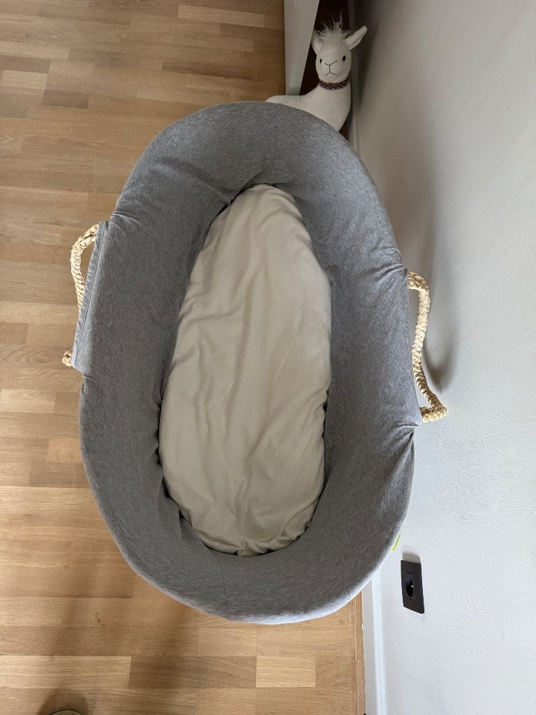 Mozes mand Childhome met schommelbasis, baby wiegje, Kinderen en Baby's, Ophalen, Zo goed als nieuw, Minder dan 140 cm, Minder dan 70 cm