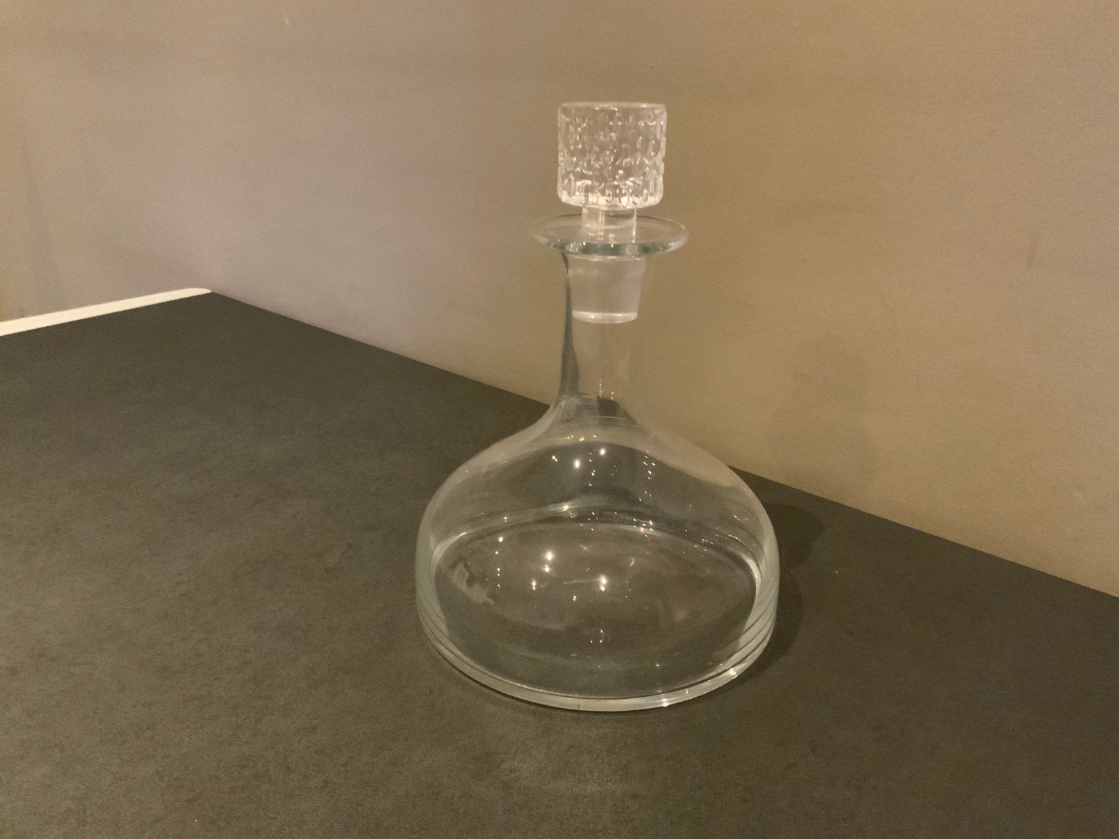 Magnifique carafe Villeroy & Boch  – avec bouchon taillé, Enlèvement