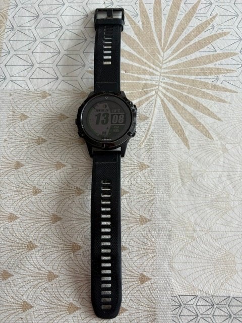 Garmin Fenix 5 sapphire, Handtassen en Accessoires, Gebruikt, Stappen, Verzenden, Waterdicht