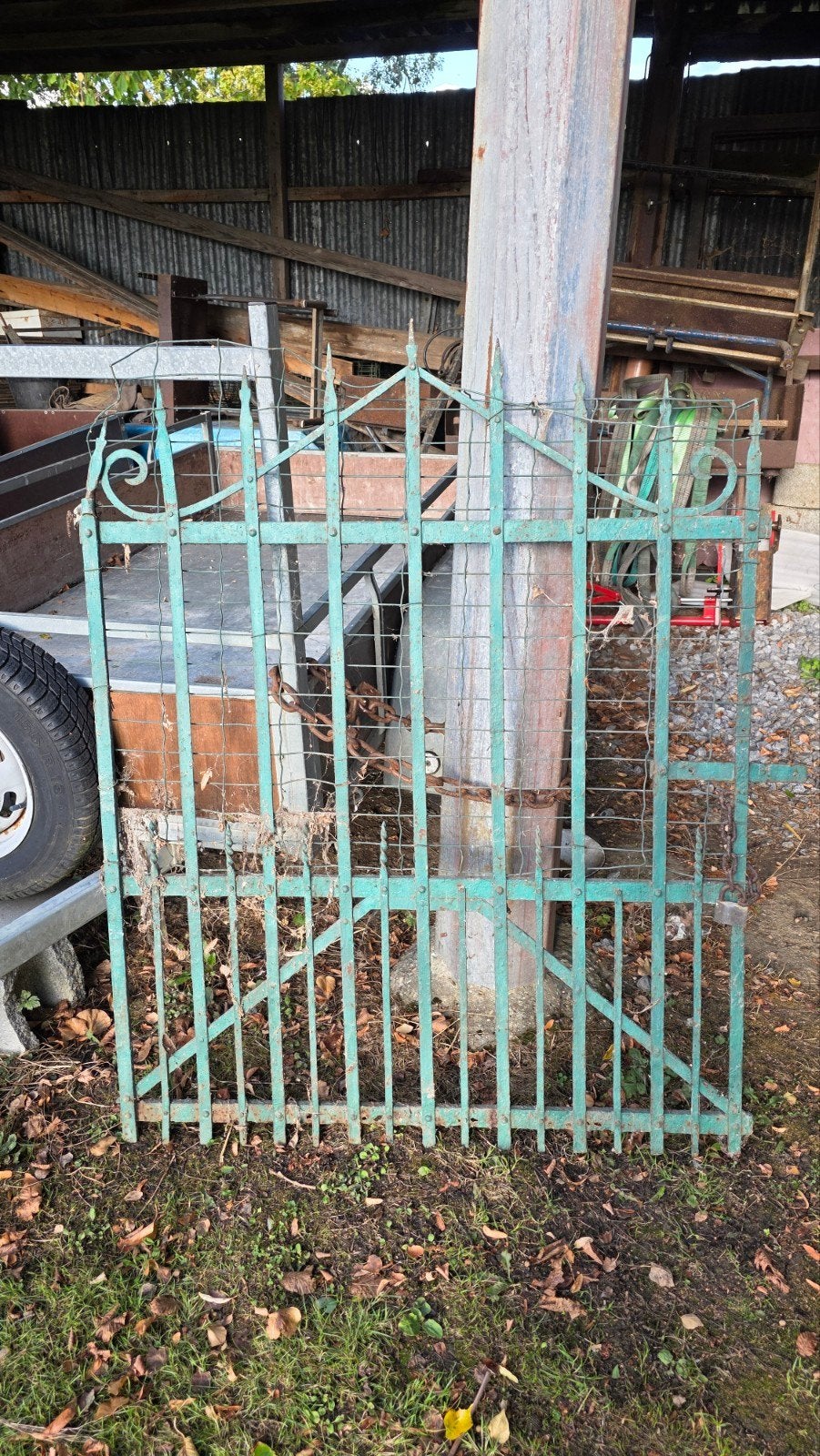 barrière en métal, Enlèvement