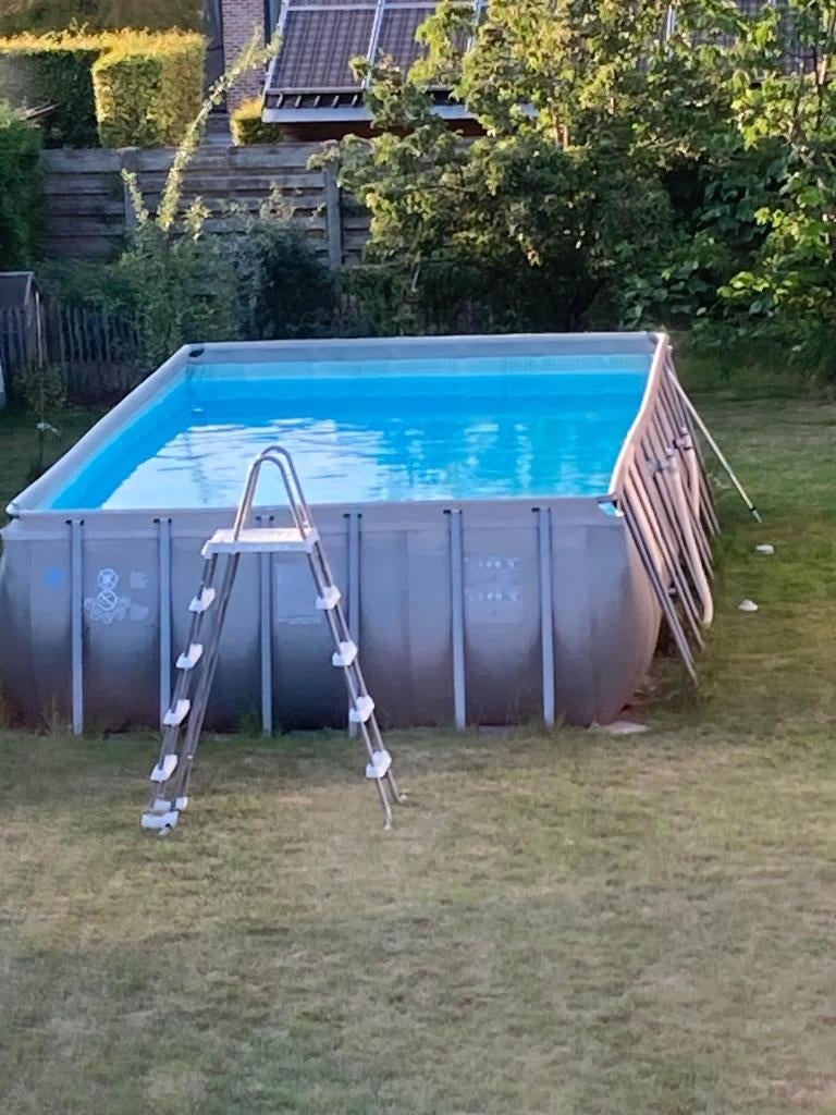 Intex Ultra XTR Frame zwembad, Tuin en Terras, Ophalen, Gebruikt, Overige typen