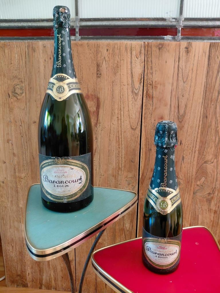 Vintage dummy flessen champagne barancourt, Verzamelen, Ophalen, Champagne