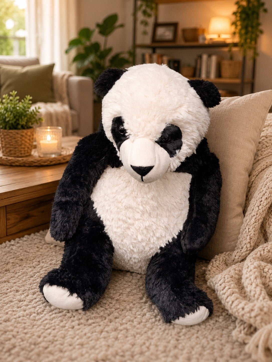 Grote panda knuffel, Enlèvement