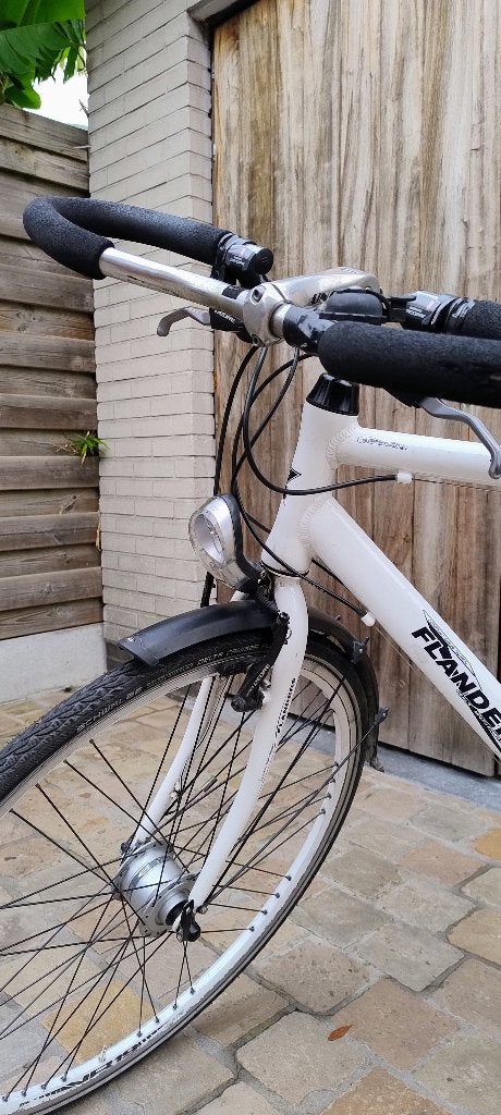 Fiets, Fietsen en Brommers, Gebruikt, Velgrem, Versnellingen, 53 tot 57 cm