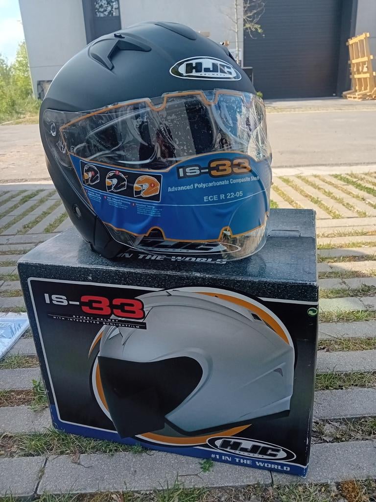 Splinternieuwe helm HJC maat Medium WINKELPRIJS 149,95€ 🏍, Motoren, Nieuw met kaartje, M, HJC, Ophalen of Verzenden