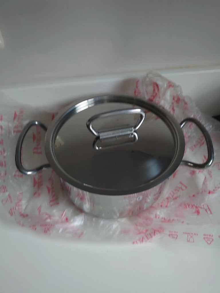 Nieuwe kookpot / pan met deksel | Pintinox | made in Italië, Inox, Nieuw, Ophalen of Verzenden, Kookpan