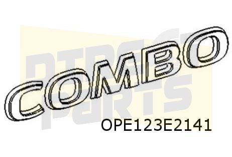 Opel Combo (11/18-) embleem tekst ''Combo'' L achter Origine, -, Verzenden, -, Opel
