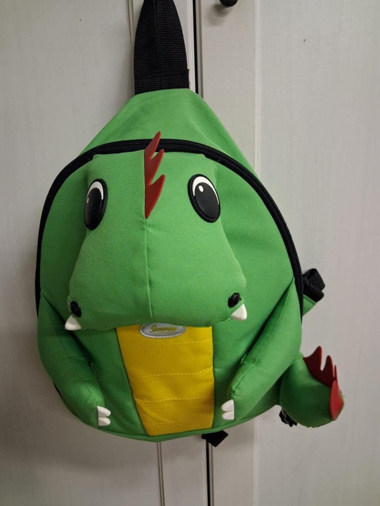 boekentas kleuters Sammi, Ophalen of Verzenden, Zo goed als nieuw, Groen, Rugtas