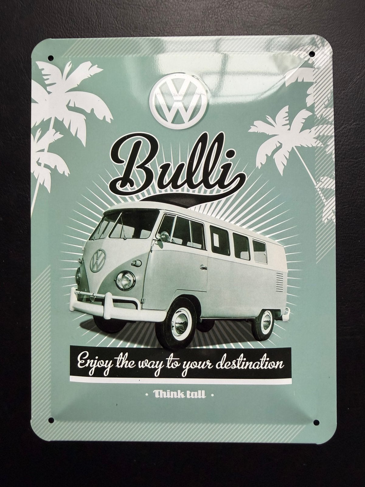 Panneau en relief VW Bulli Bus T1 - Mancave rétro vintage, Enlèvement ou Envoi, Neuf, Panneau publicitaire