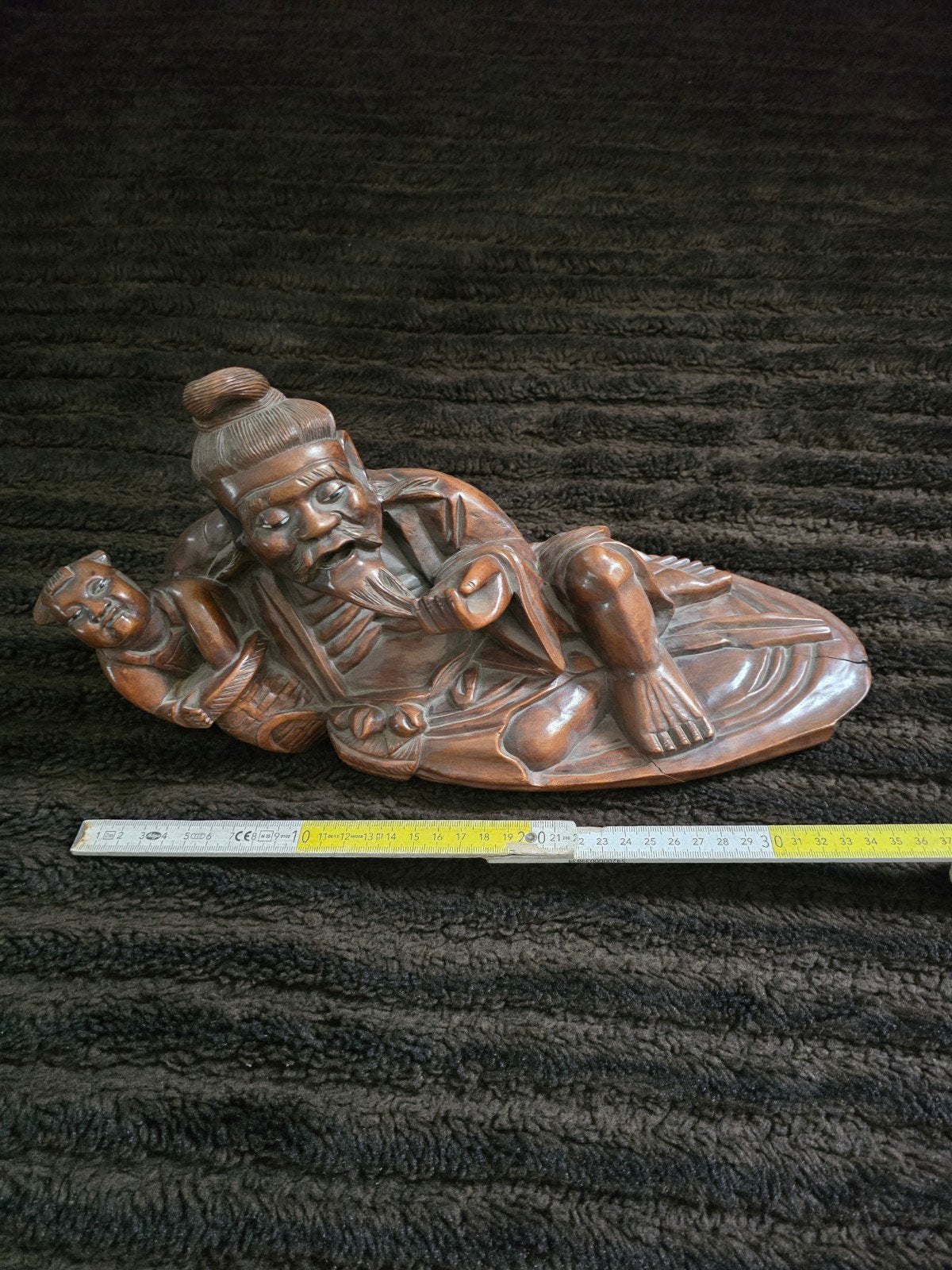 antiek chinees beeld, Ophalen of Verzenden, Gebruikt, Hout